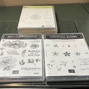 Three  Stampin up stamp sets.
